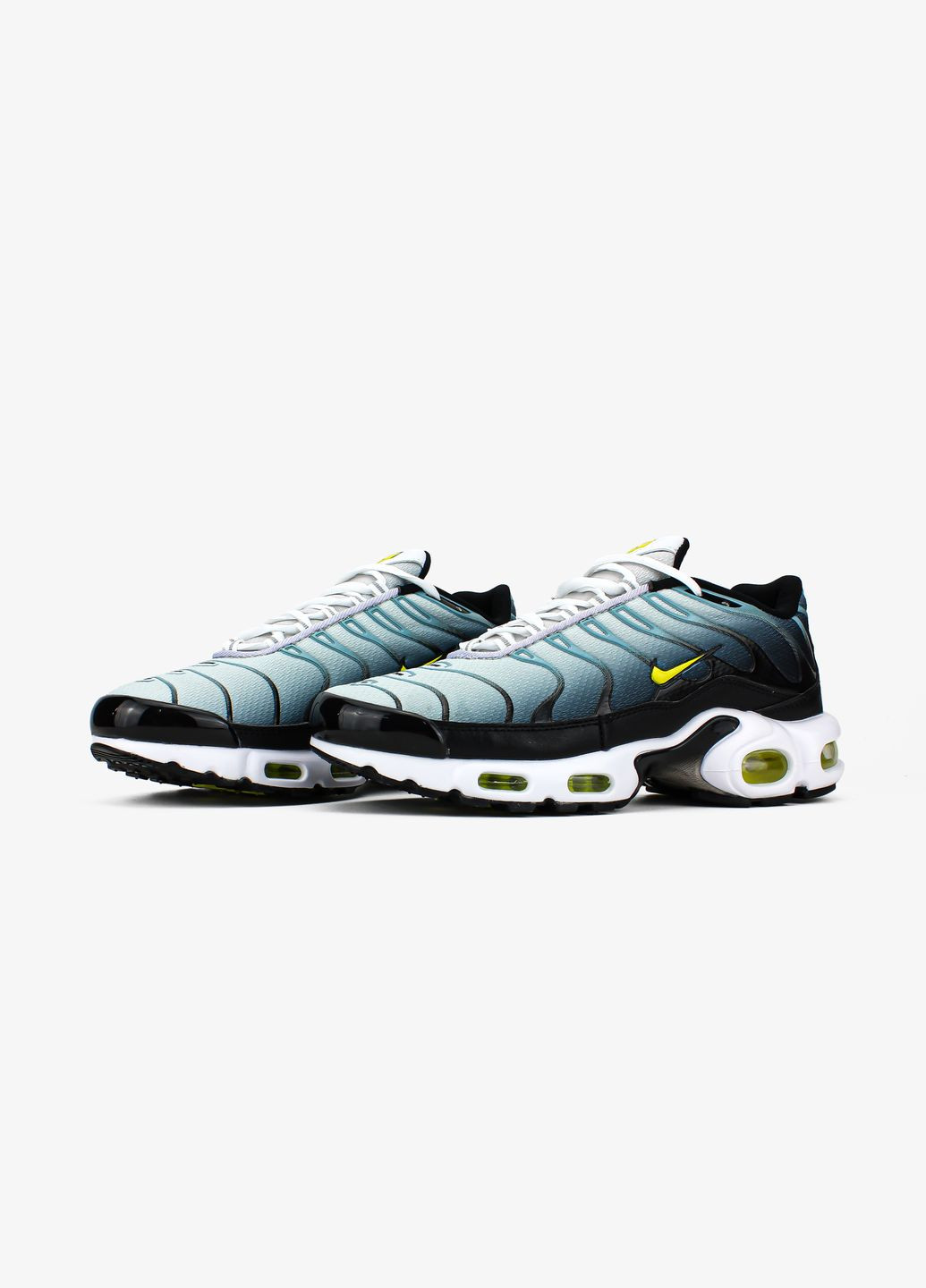 Синие демисезонные кроссовки мужские nike air max tn plus 'bright cactus' | найк аир макс тн плюс синие No Brand