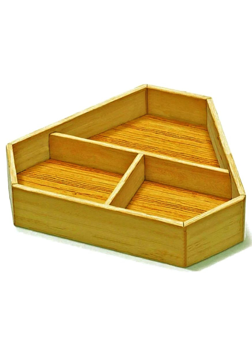 Менажниця з дерева Бланко каррі (МЕН-004203) No Brand (327848223)