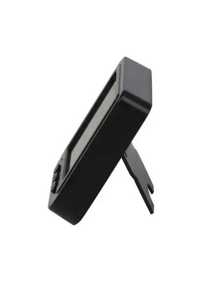 Настольные электронные часы на батарейках KD-1826 цифровые часы в авто с магнитом Черный Kadio (323000725)