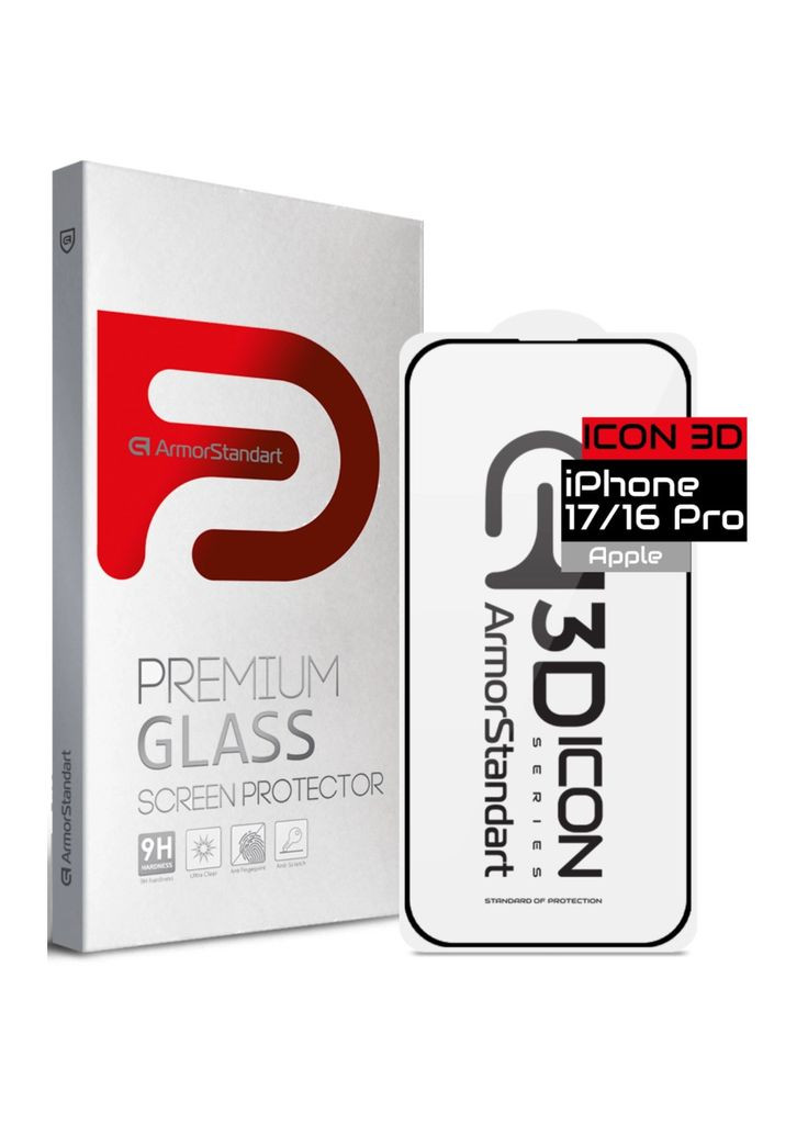 Стекло защитное Icon 3D Apple iPhone 17/16 Pro (m481166) ArmorStandart Icon 3D Apple iPhone 17 / 16 Pro (367069715)