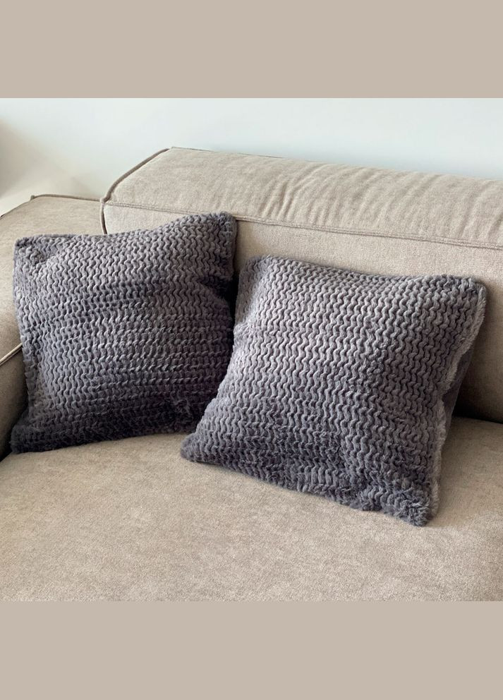 Наволочка 40х40 см Miss Lucу серый полиэстер Florina Наволочка 40х40 см Miss Lucу серый полиэстер (304727553)