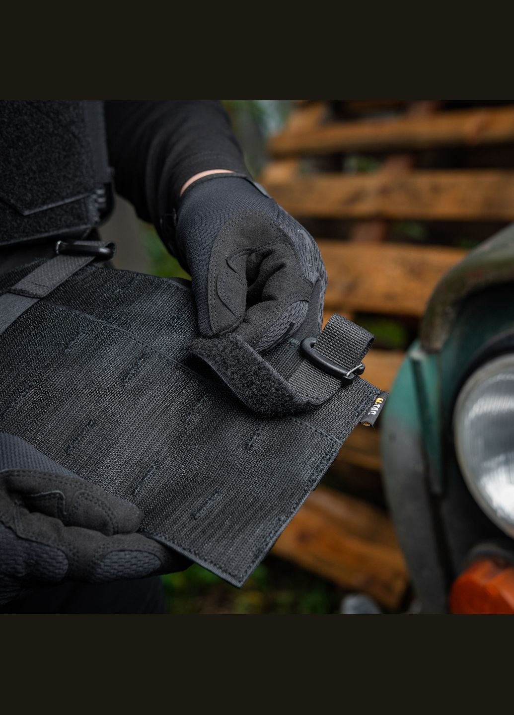 Передняя панель для плитоноски Cuirass QRS Black M-TAC (303261925)