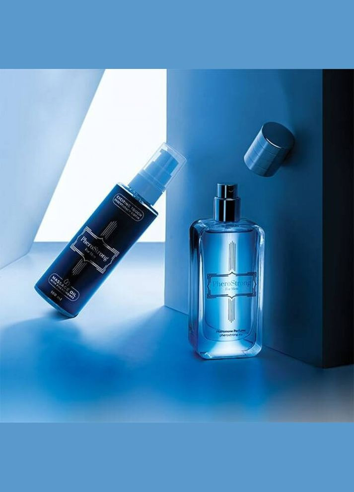 Массажное масло для мужчин с ароматом и феромонами PheroStrong 100 мл No Brand (303888307)