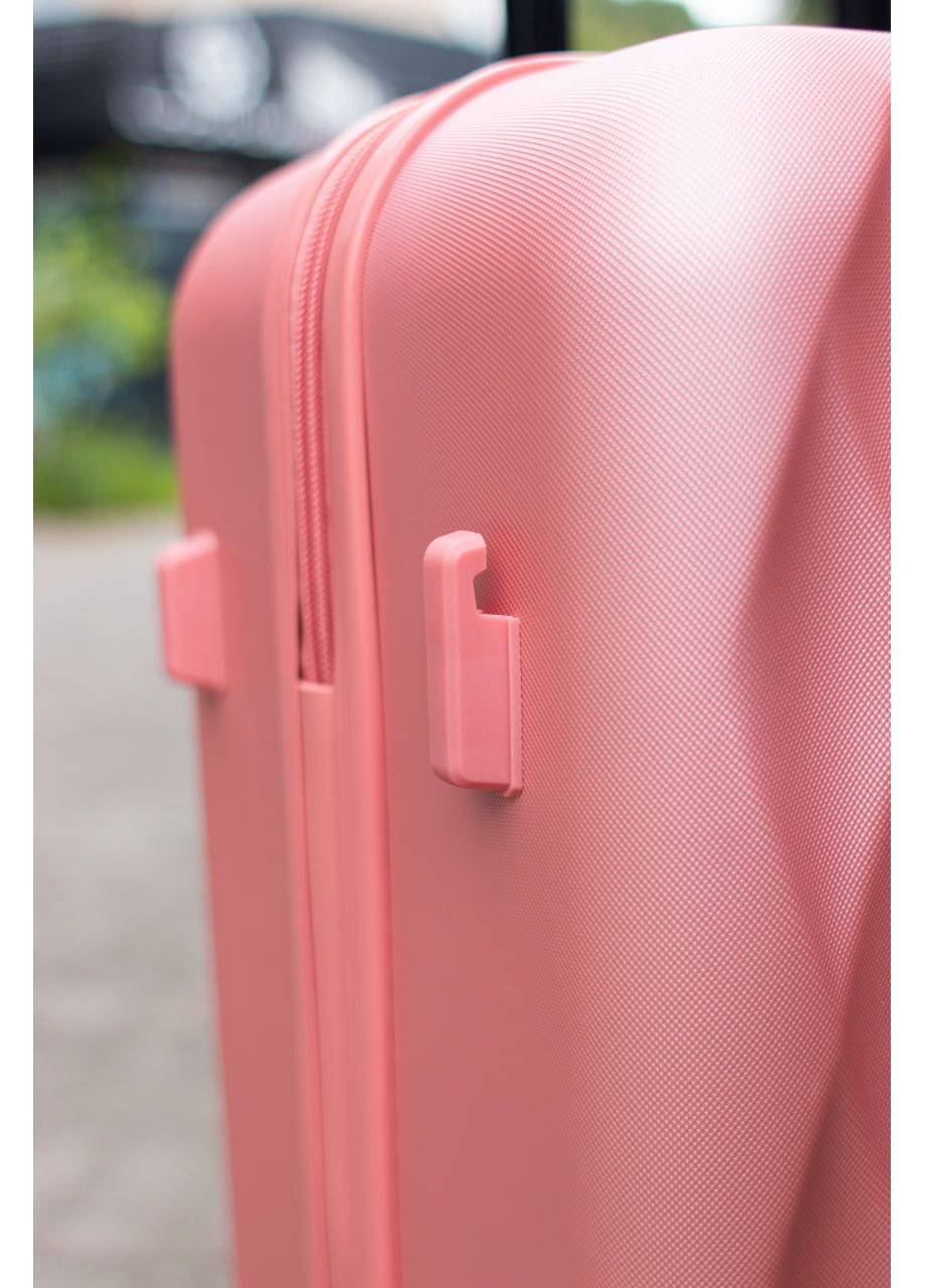 Валіза пластикова великий L, колір рожевий Wings 190 (361048010)