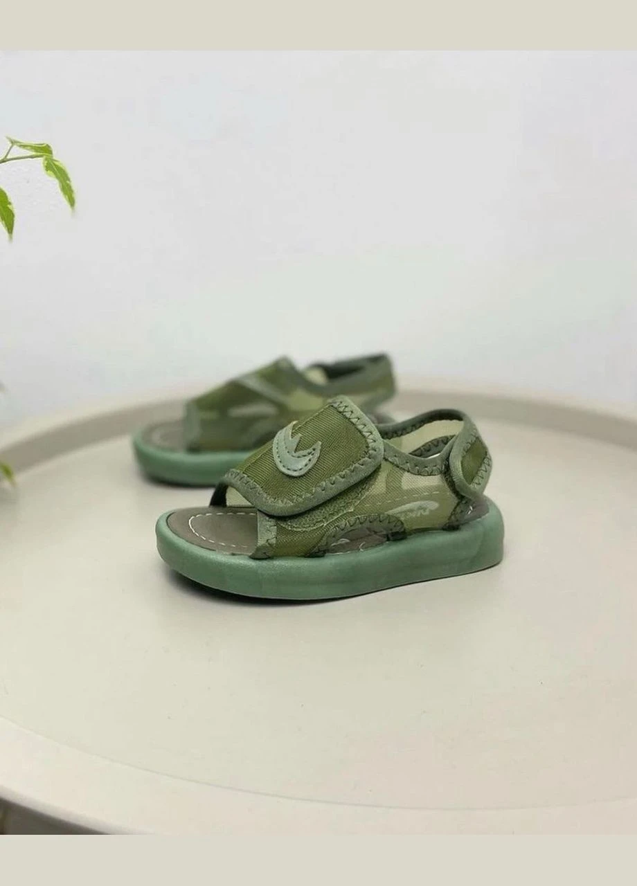 Дитячі босоніжки зелений 681 No Brand (323158901)