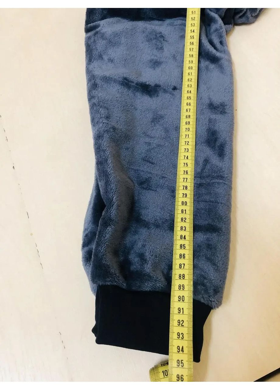 Синяя зимняя зимняя теплая махровая пижама для мальчика подросток размер 122 128 134 140 146 152 158 164 134 No Brand