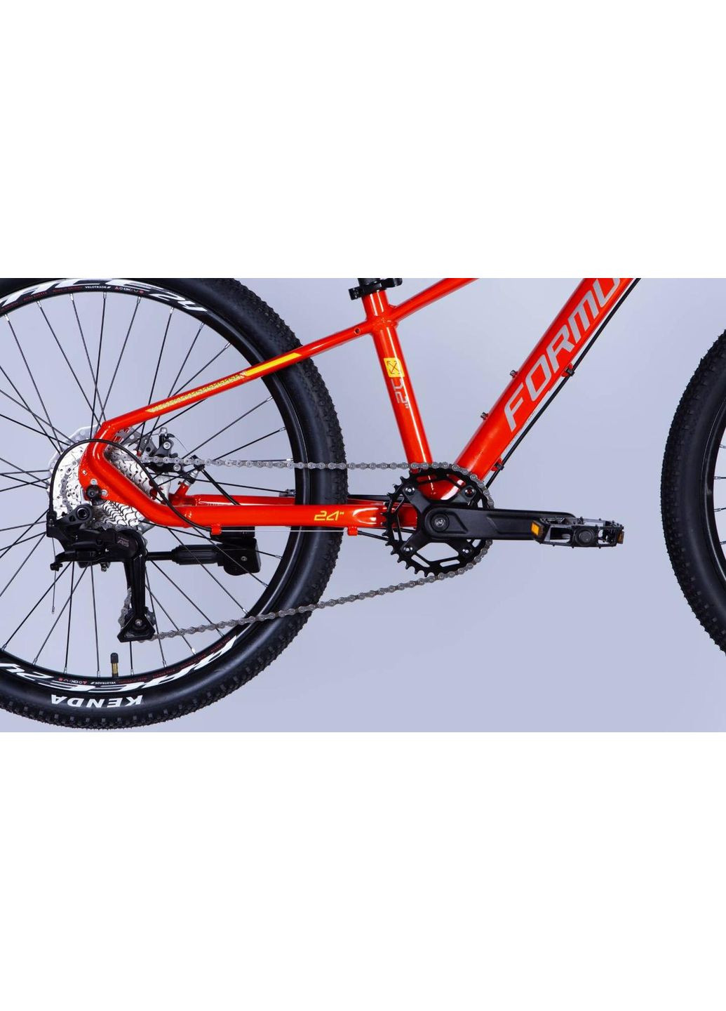 Велосипед ZEPHYR 3.0 DD CS 24", розмір XXS, рама-12", 2025, жовтогарячий Formula (369649959)