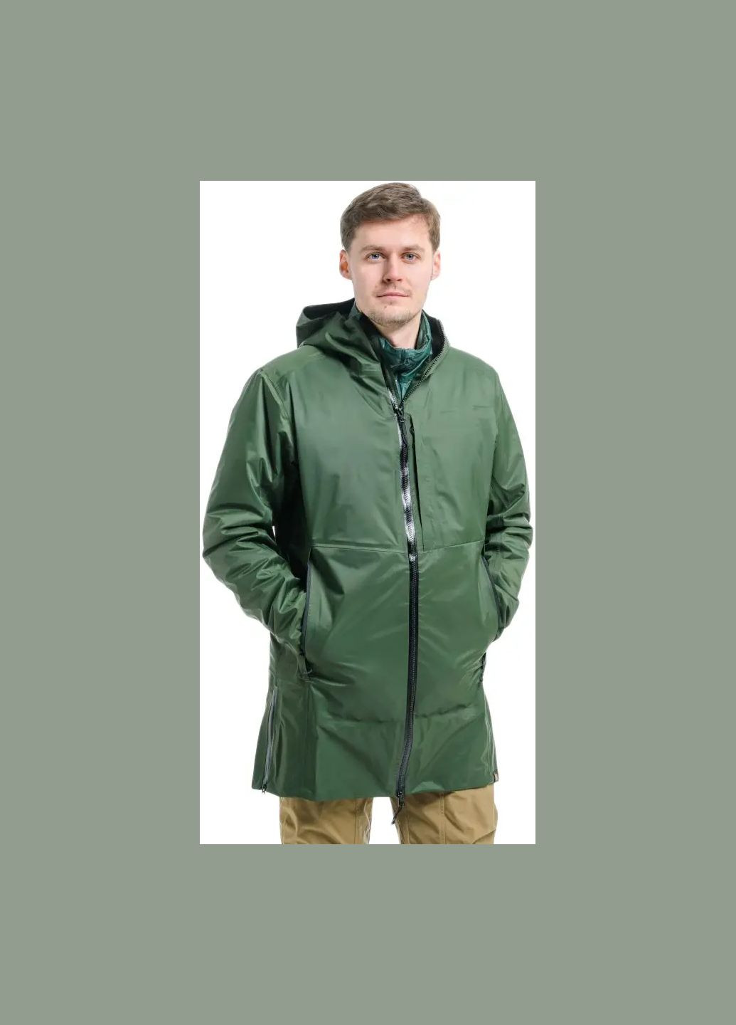 Зелена демісезонна куртка rainforest mns kombu green Turbat