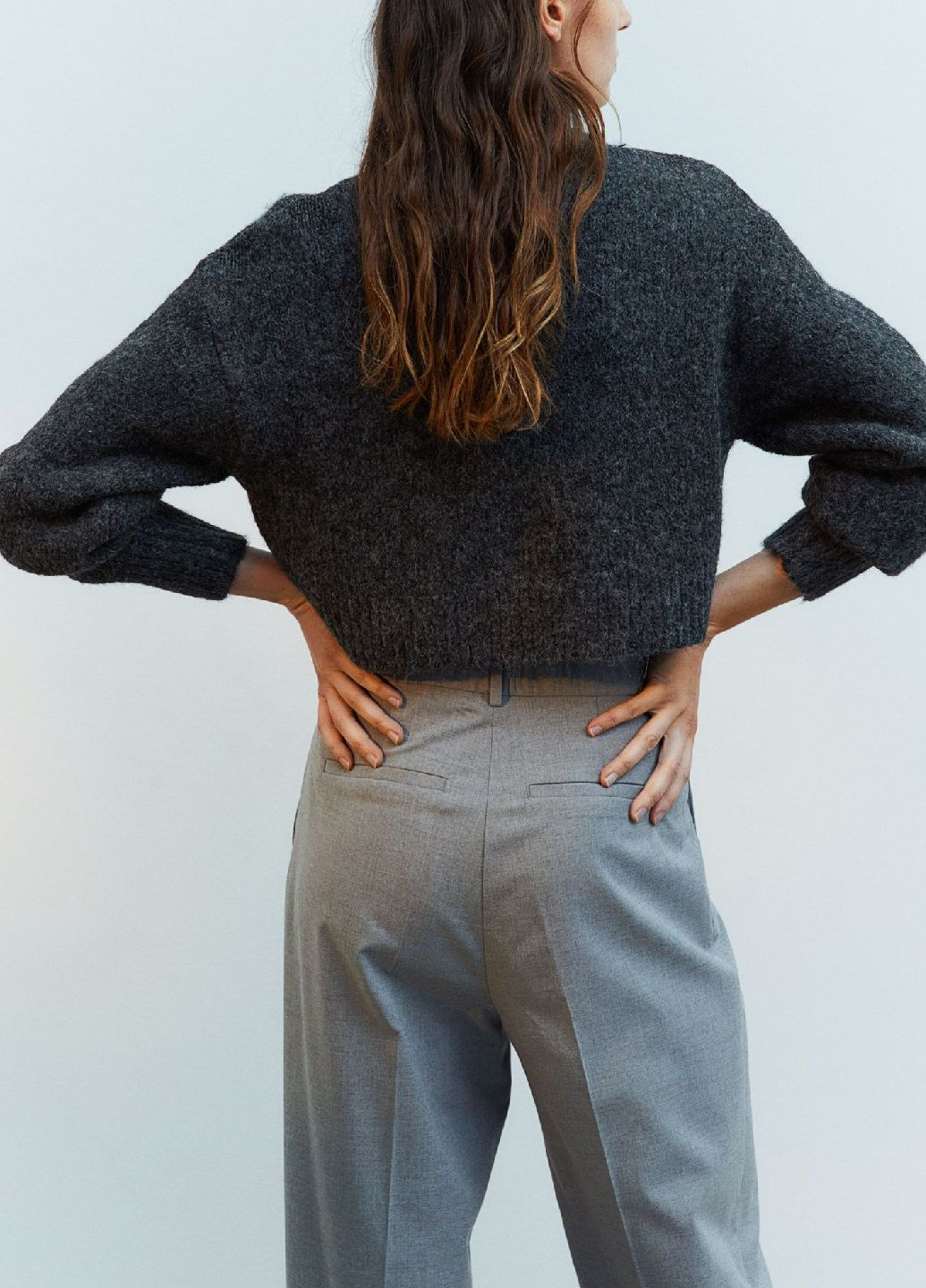 Темно-сірий демісезонний светр H&M