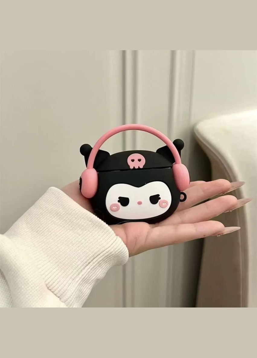Чехол для наушников Куроми (Kuromi), С Карабином No Brand Airpods 1/2 (326803410)