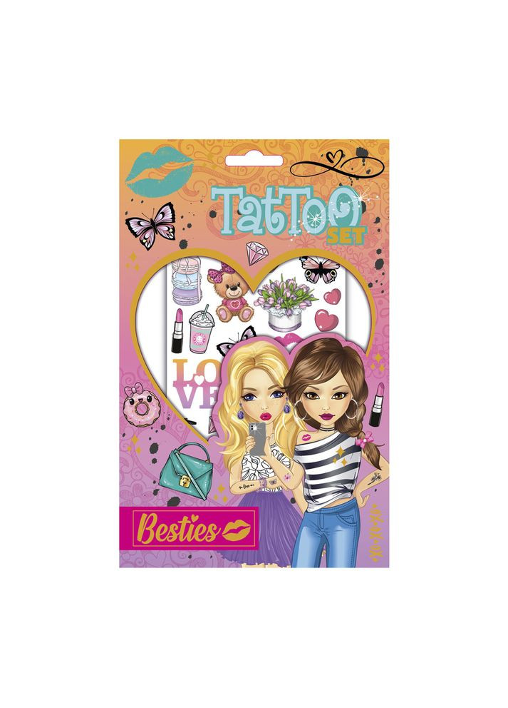 Набор наклеек на тело Fashion 2 листа 961009 Besties (362314233)