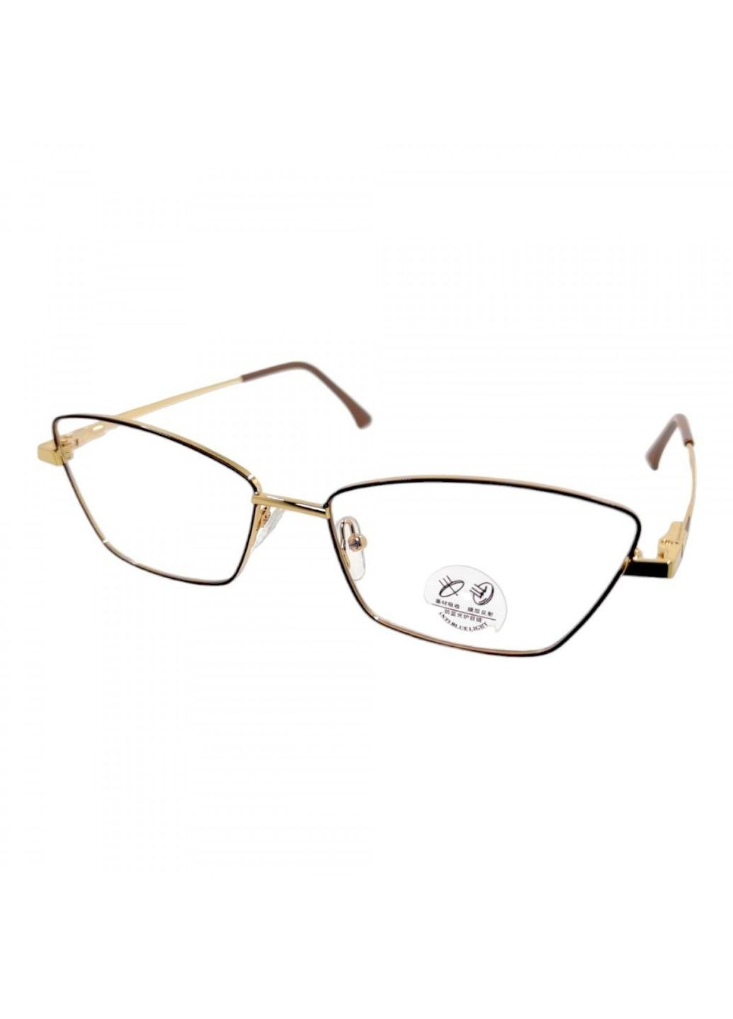 Комп`ютерні окуляри Blue Blocker оправа 80016 NN Золото/Чорна Кава Emotions 14726-10 (363131918)