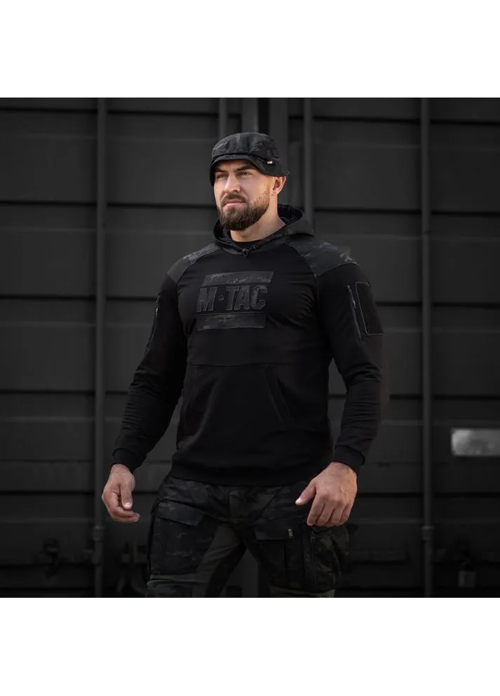 Кофта Hoodie Combat Black Edition Black Multicam M-TAC (325404952)