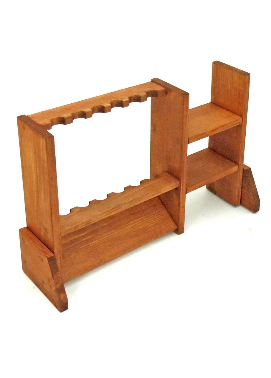 Органайзер для вудок з дерева Каспій 6 шафран (РИБ-061506) No Brand (328910301)