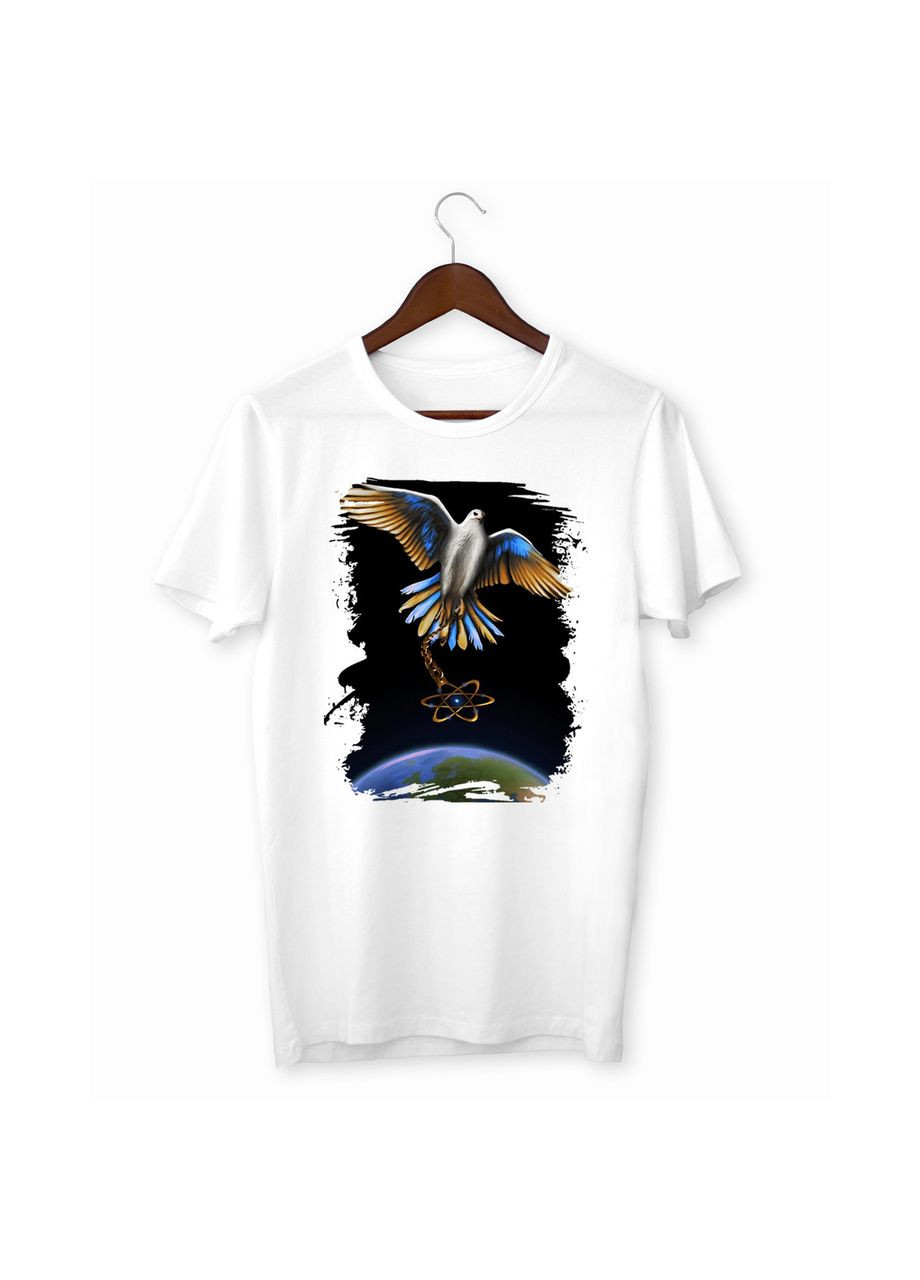 Футболка з принтом "Голуб світу над планетою" Кавун футболка (316288939)