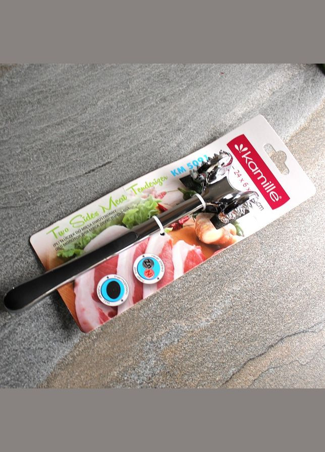 Молоток для відбивання м'яса 24*6*4.5 см з цинкового сплаву Kamille (303209505)