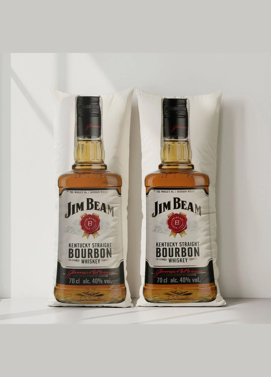 Дакимакура, Виски, Jim Beam White Straight (подушка объятия) 120*40 см No Brand (317265918)