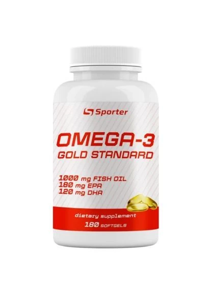 Омега для спорта Omega 3 Gold Standard 180 Caps (000023815) Sporter (377844910)