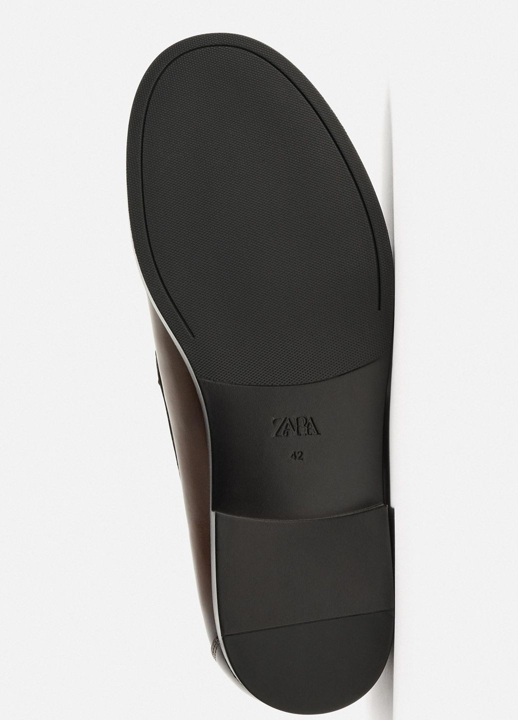 Коричневые повседневные лоферы Zara