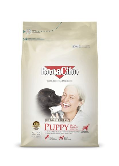 Сухий корм Puppy High Energy Chicken & Rice with Anchovy для цуценят всіх порід, 15 кг (8694686405741) BonaCibo (364630889)