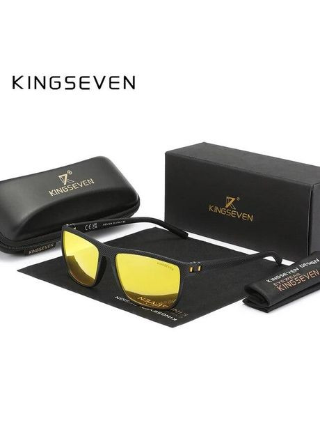 Мужские поляризационные очки ночного видения LC755 Night Vision KINGSEVEN (303401503)