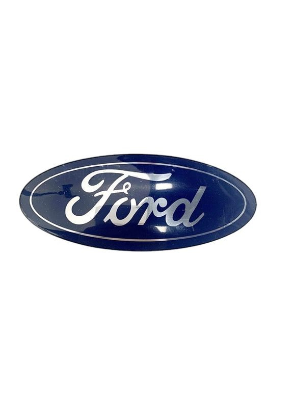 Емблема Ford синя+хром 125×50 мм пластик (на скотчі) Ford Motor Company (369610719)