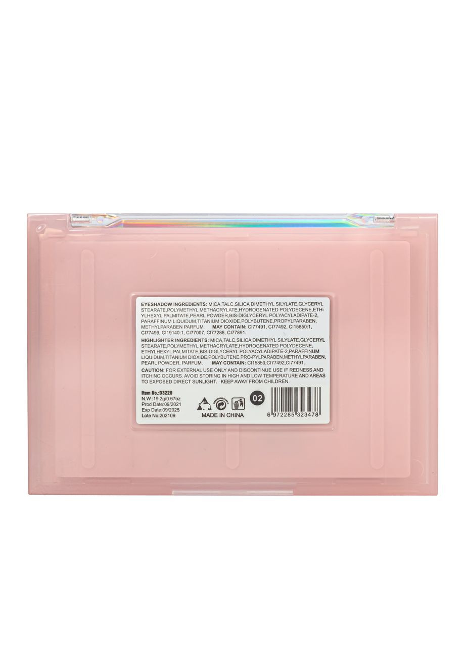 Набор палитр теней для век с хайлайтерами Magical Palette D3228 (2 шт.) DoDo Girl (300676741)
