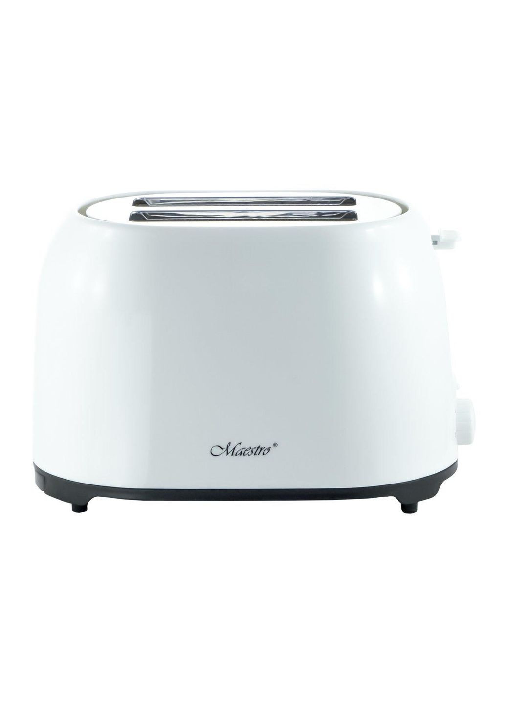 Тостер MR-702 с регулятором поджаривания 750 Вт для кухни белый компактный Maestro (332986165)