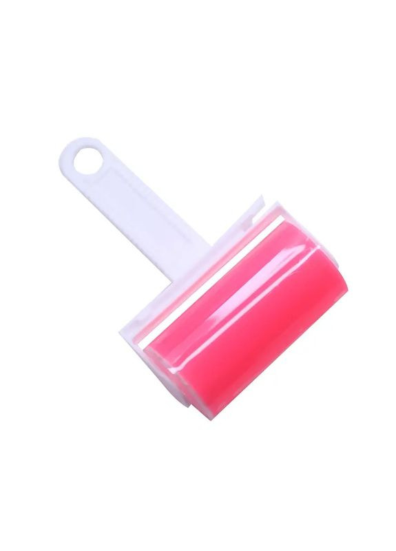 Багаторазовий липкий ролик для чищення одягу Sticky roller for clothes з чохлом, Pink Semi (336919318)