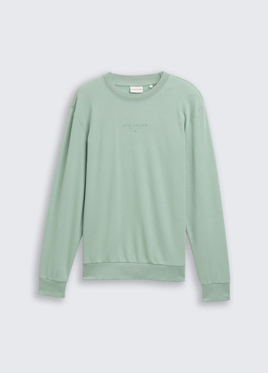 Зеленый свитшот Tom Tailor (347640492)