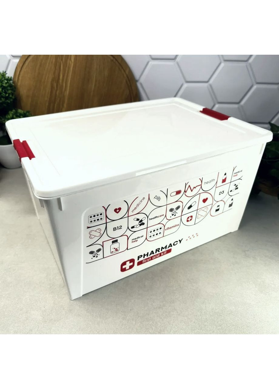 Аптечка-органайзер для зберігання ліків 18 л Алеана (364195605)