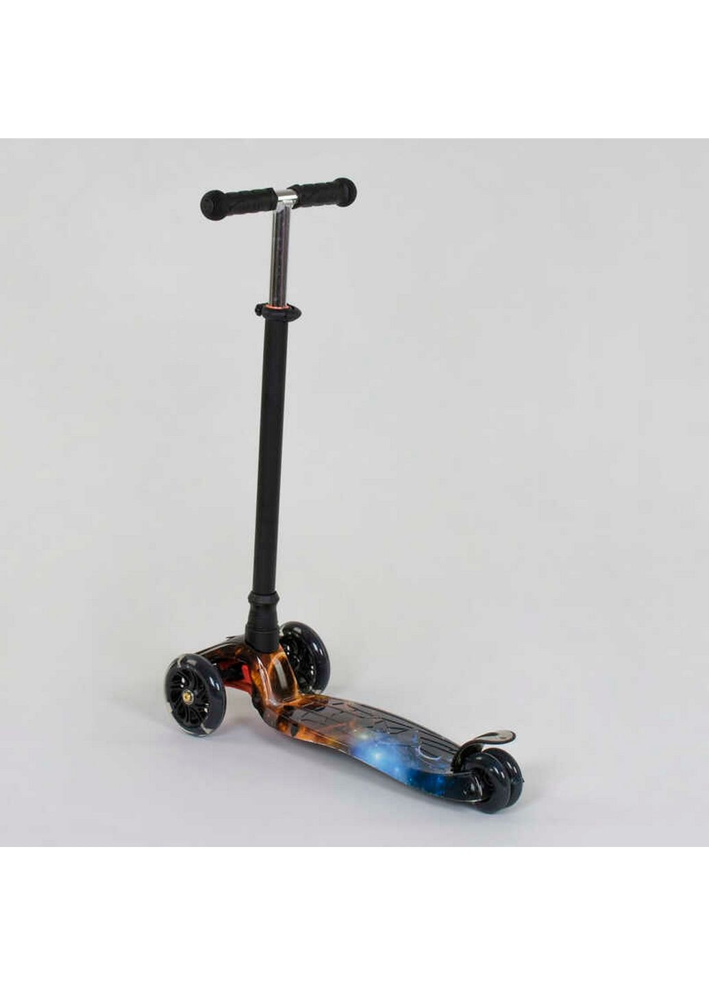 Самокат дитячий пластмасовий з алюмінієвою трубкою керма + 4 колеса 59х17х26 см Best Scooter (289364559)