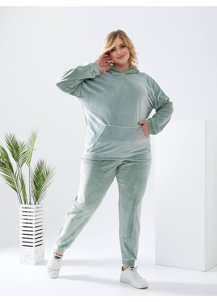 Костюм велюр, арт. А-419, мятного цвета Aiza (363041971)