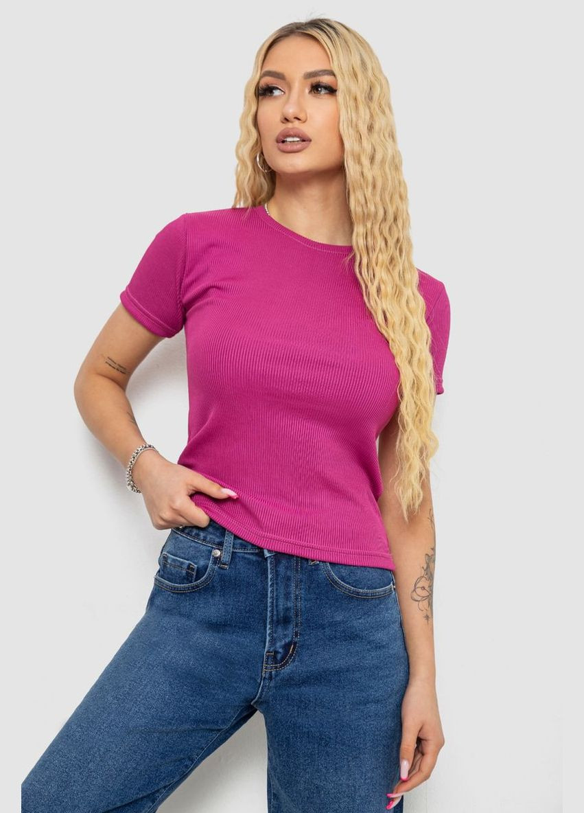 Футболка женская в рубчике, 238R123-2 Annabelle - (365077021)