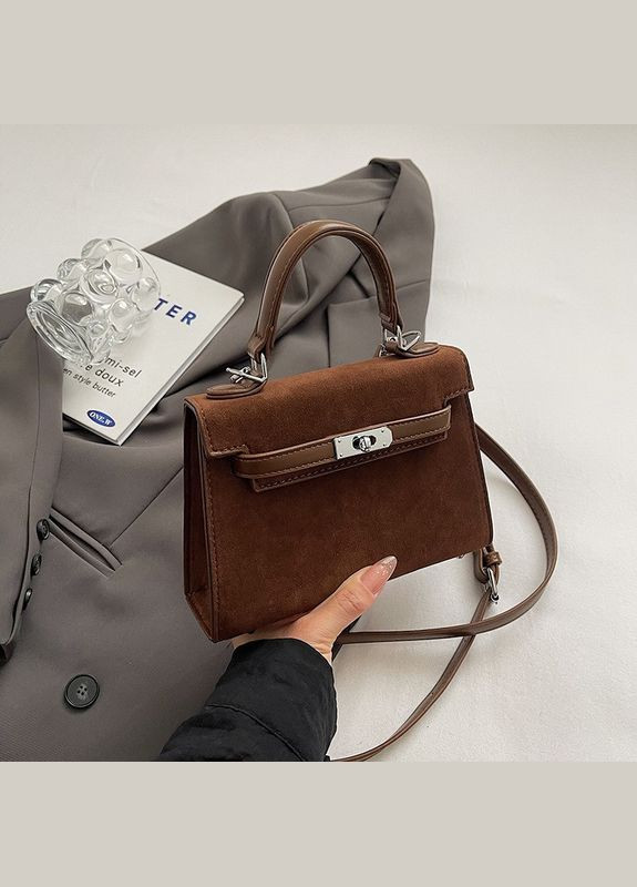 Женская сумка бархатная 8893 кросс-боди на ремешке No Brand (344446761)