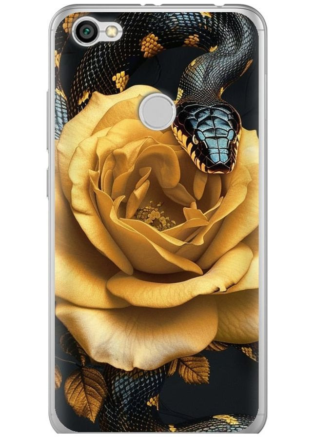 Силіконовий чохол 'Black snake and golden rose' для Endorphone Xiaomi Redmi Note 5A Prime (286764431)