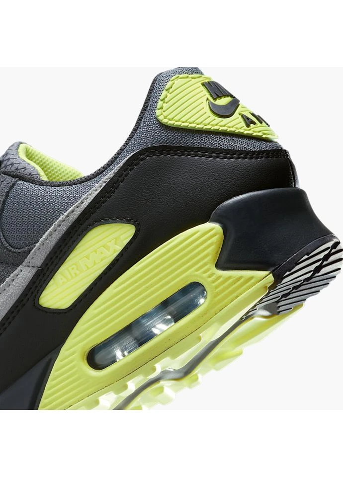 Комбіновані кросівки чоловічі air max 90 grey/green dm0029-012 всесезон Nike