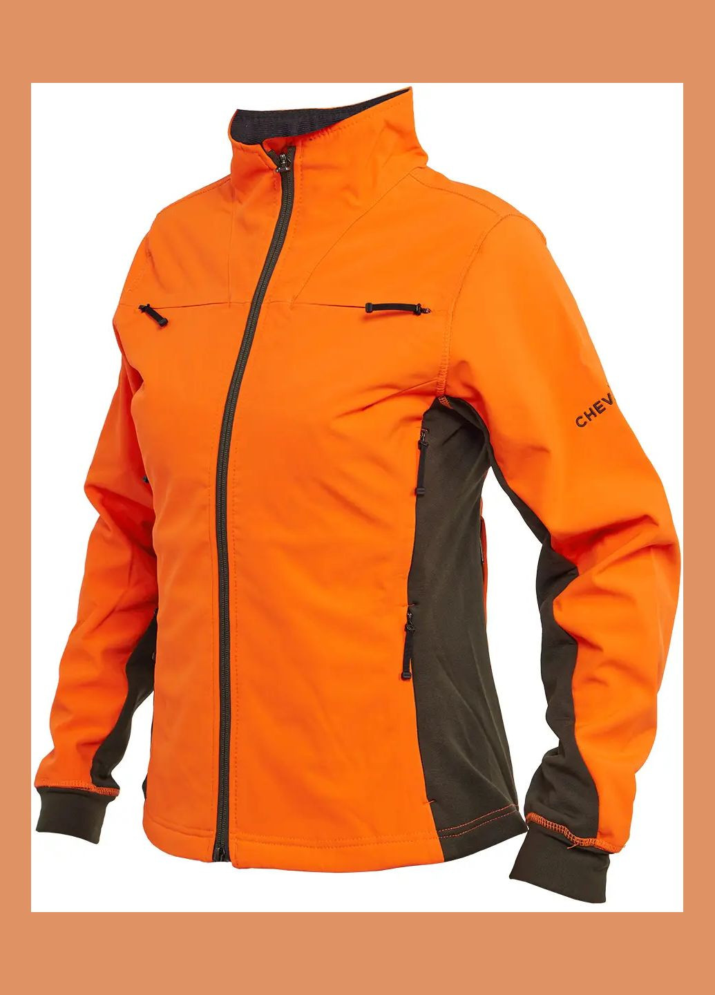Оранжевая демисезонная куртка chevalier nimrod windblocker women orange No Brand
