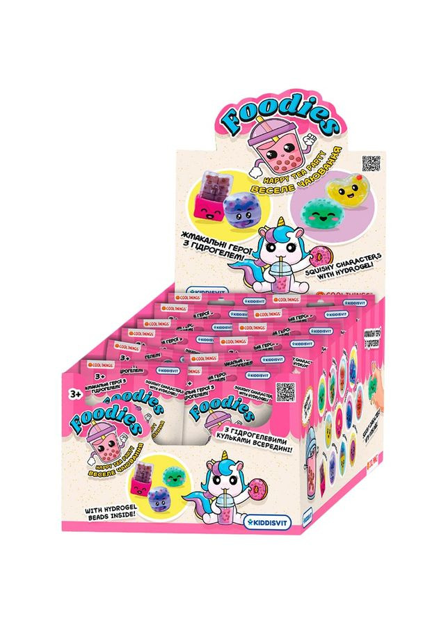 Фігурка-сквіш сюрприз Foodies Веселе чаювання (FO018) Cool Things (352528046)