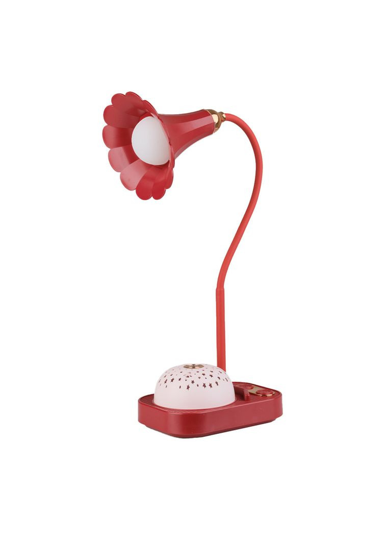 Дитяча лампа нічник із проекцією зоряного неба 3 2 Вт червона для дітей світлодіодна лампа для сну ProDobro (364192337)