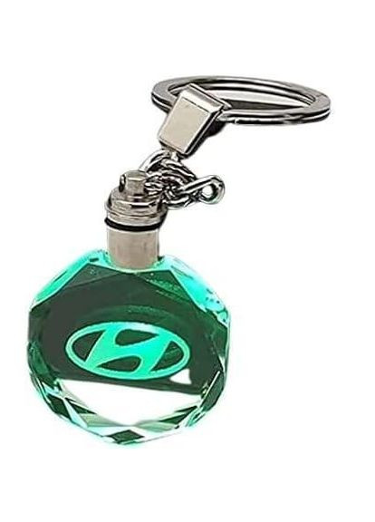 Брелок автомобильный на ключе Хюндай авто брелок с логотипом Hyundai с подсветкой (R051073) GF (333707578)