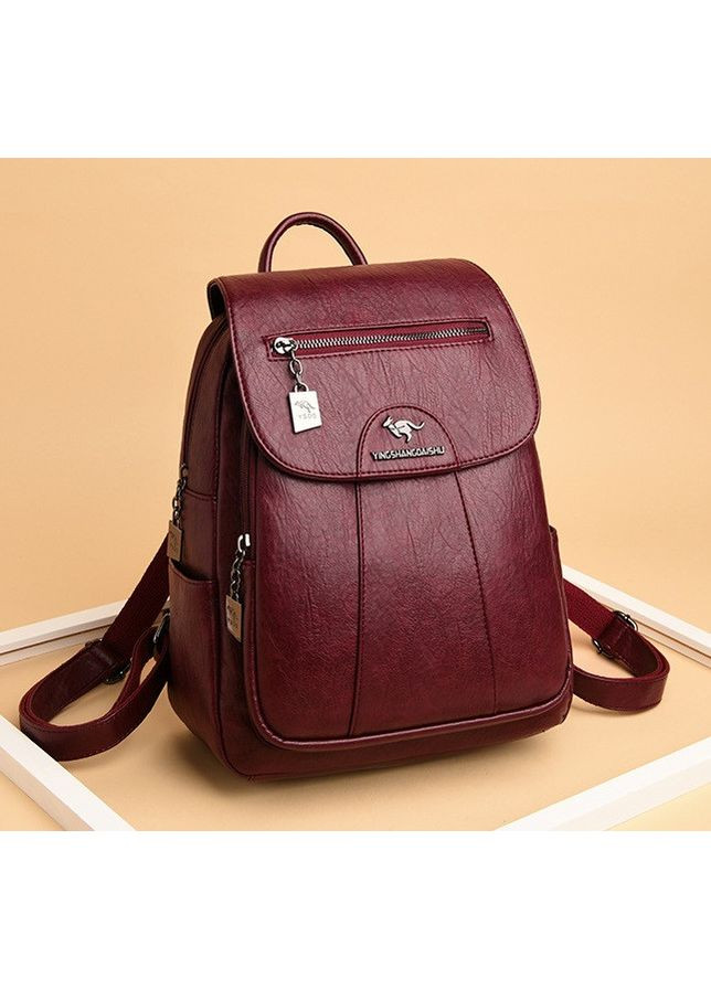 Стильный женский мини рюкзак сумка 2 в 1 экокожа городской рюкзачок для прогулок и шопинга ProDobro (363135878)