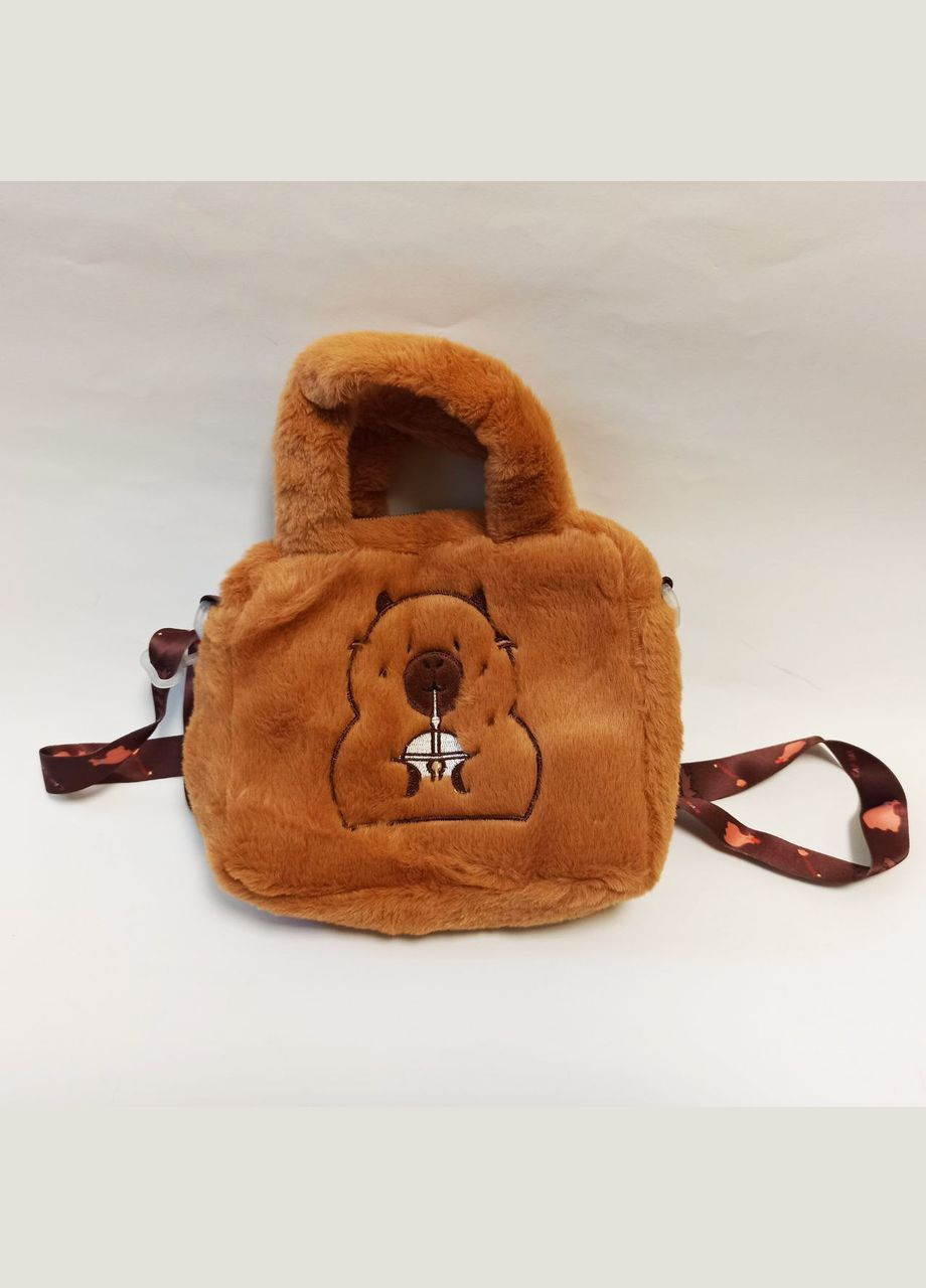 Подарунковий набір Капібара - сумочка, пін, блокнот, листівка, наклейки No Brand (363558831)