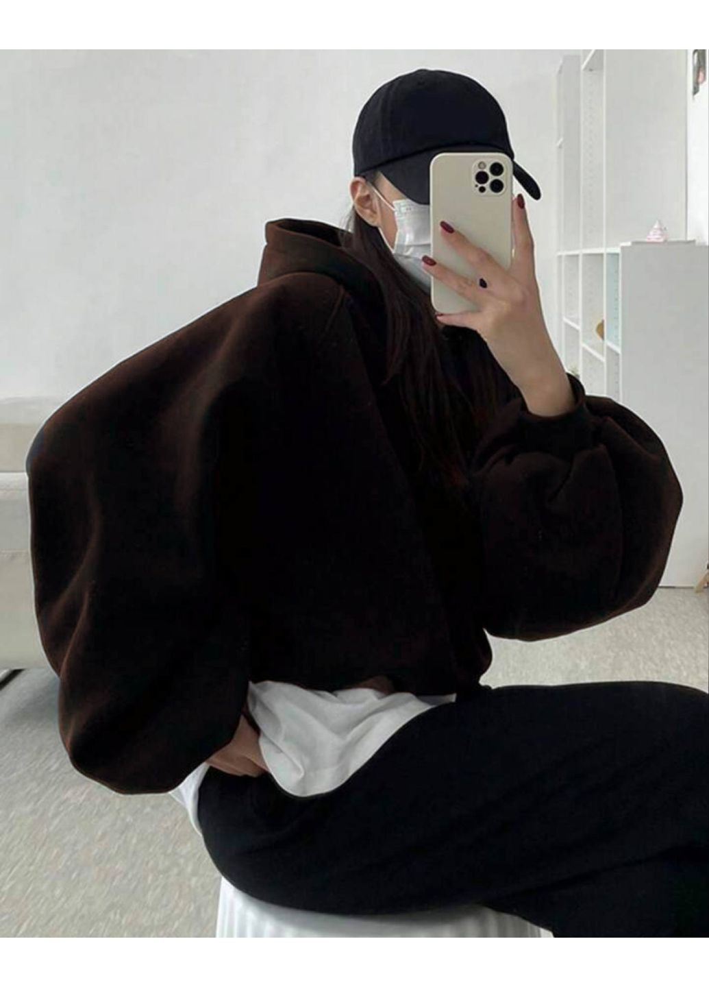 Базове худі з трьохнитки на флісі — заміри в описі DK/DL Мода без кордонів (362642826)