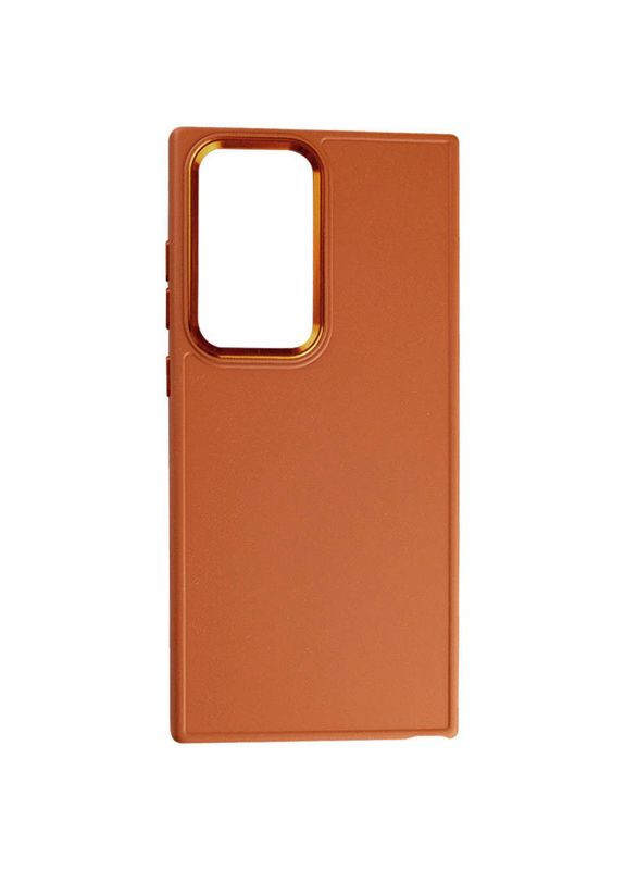 Чохол TPU Bonbon Metal Style для Samsung Galaxy S24 Ultra Papaya No Brand (359476483)