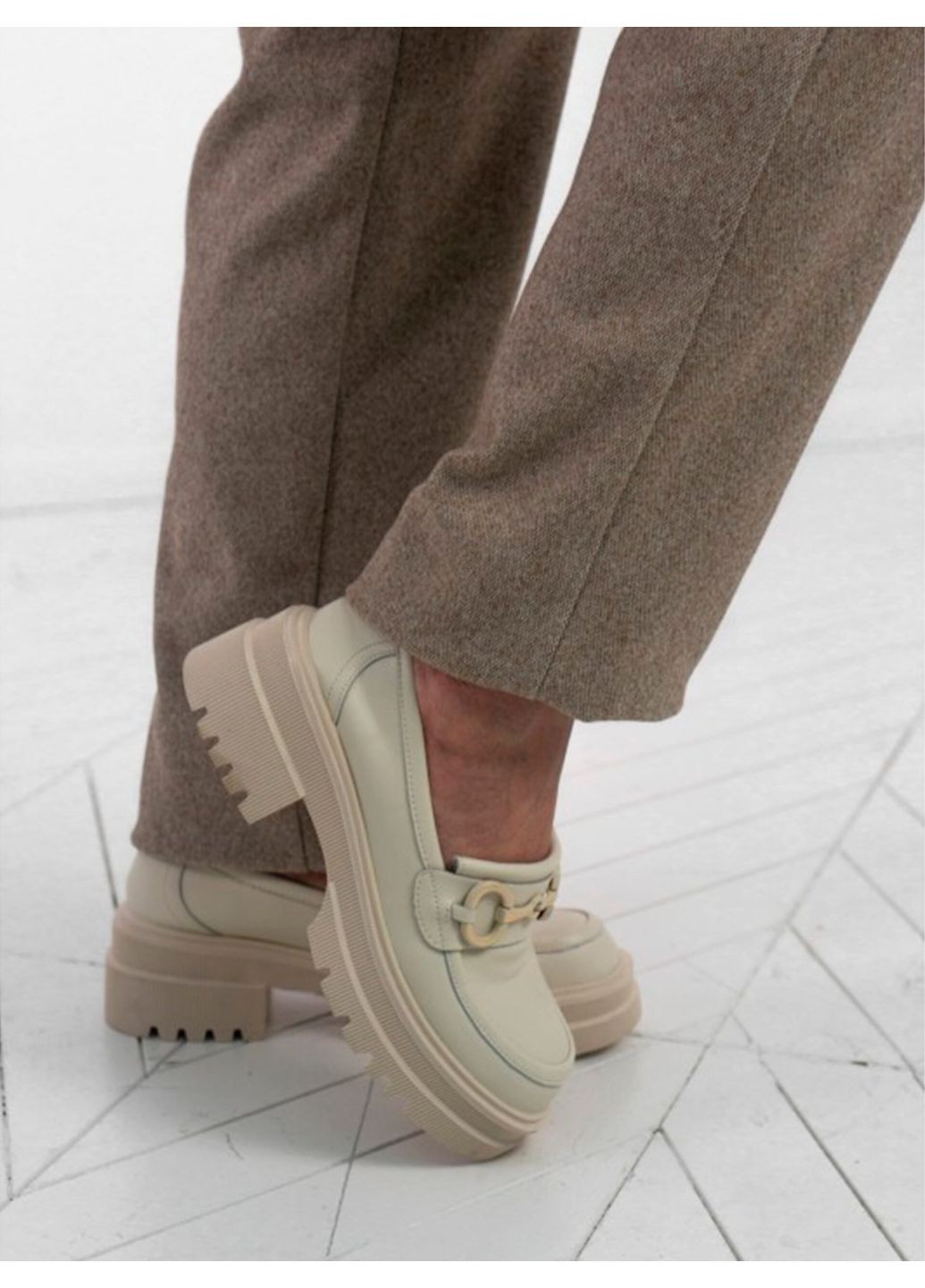 Стильные трикотажные брюки AYNA (bryuki-ayna-369-23-pesok) Nita (351508075)