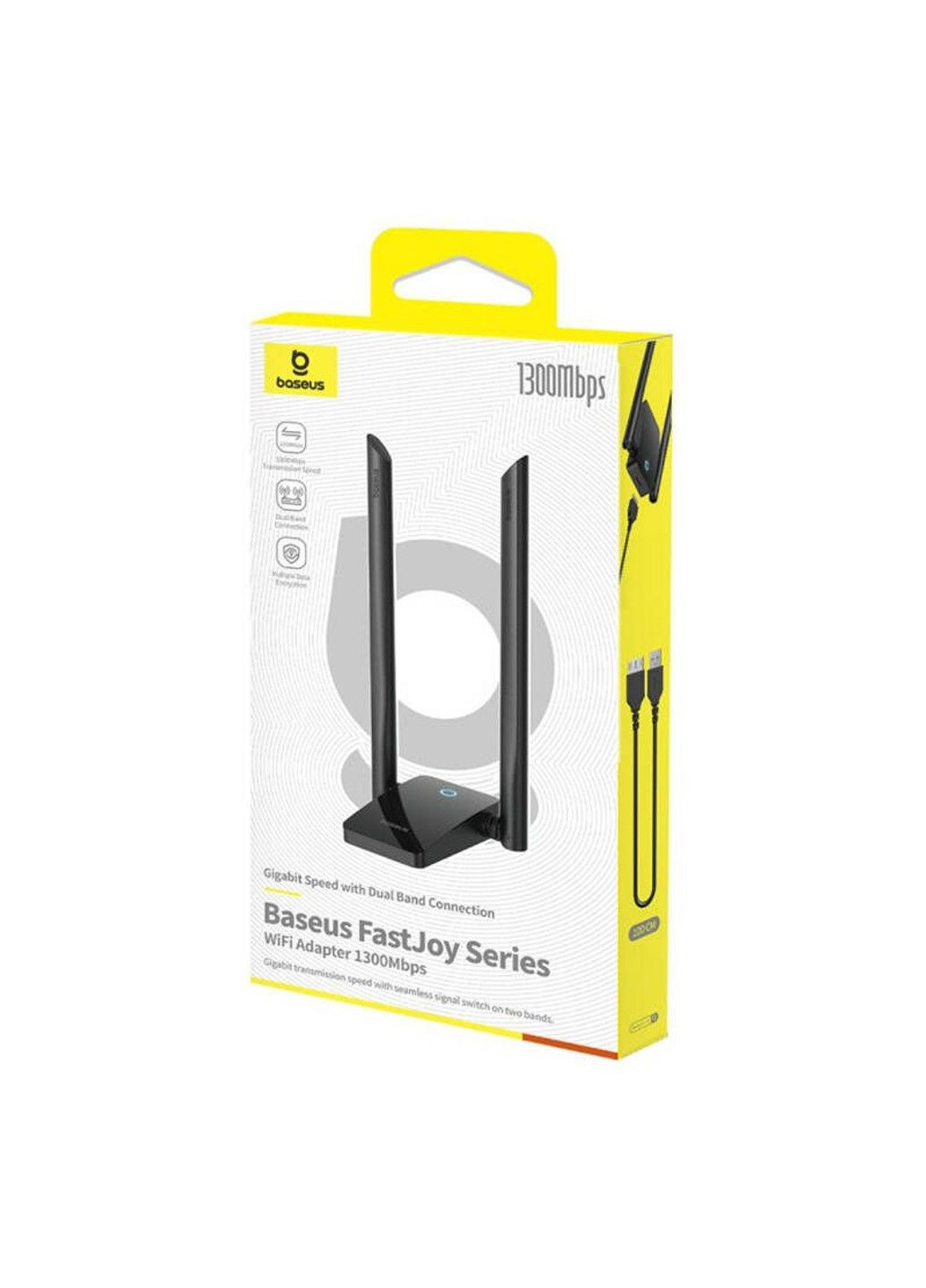 WiFi адаптер FastJoy Series 1300Mbps (External Antenna) (B01317600111-05) Baseus (324104828)