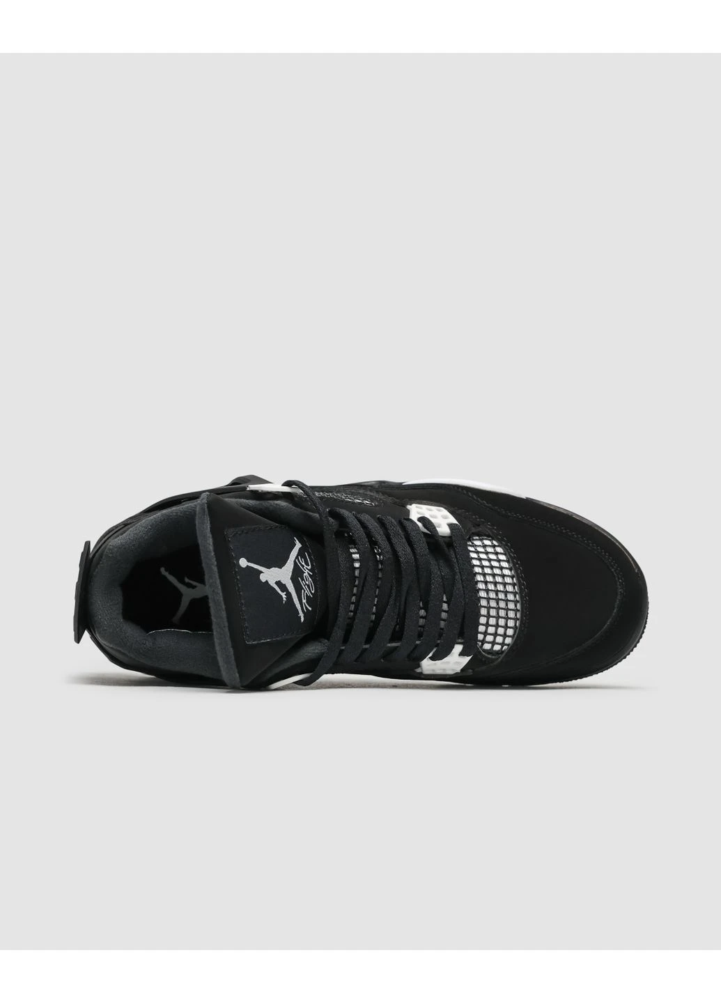 Білі кросівки чоловічі nike air jordan retro 4 white thunder найк аір джордан білі демісезон No Brand