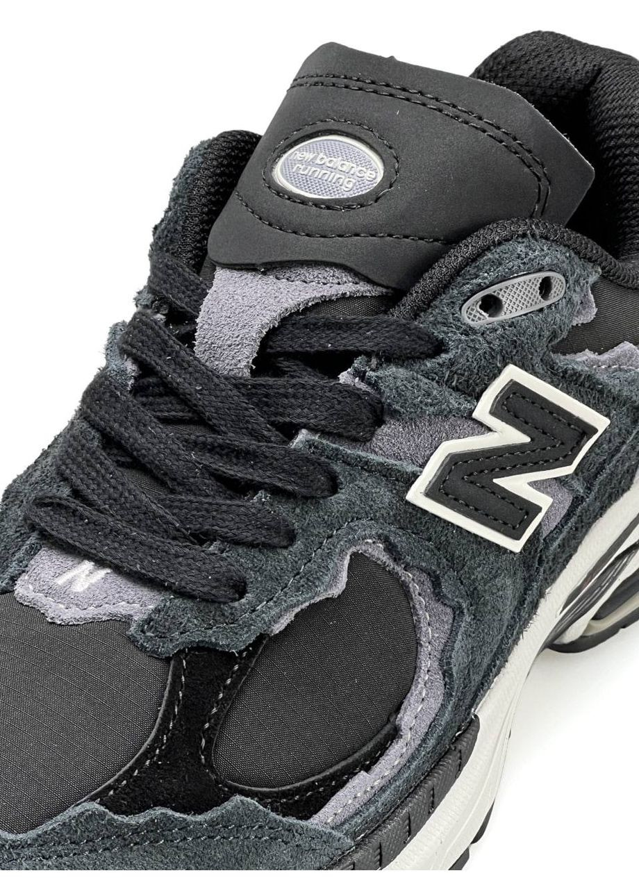 Кроссовки женские New Balance Grey White No Brand 2002R WL тёмно-серые демисезоны (318547606)