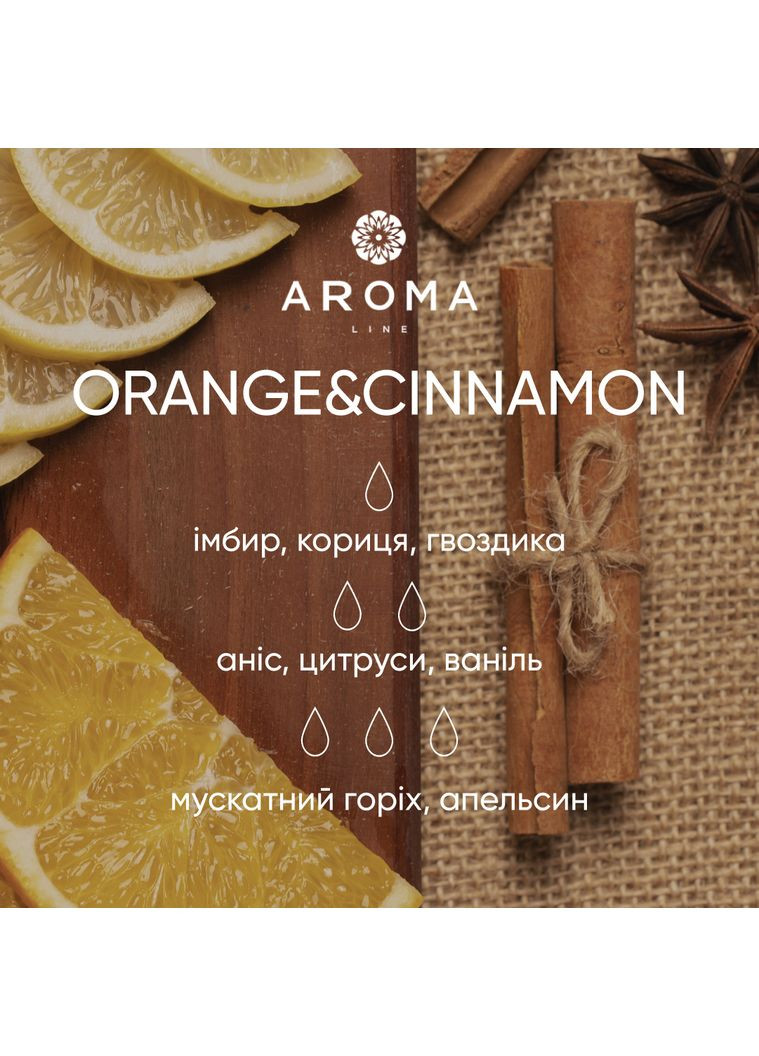 Аромат/Одушка для свечей ORANGE & CINNAMON 500гр Aroma (316648981)